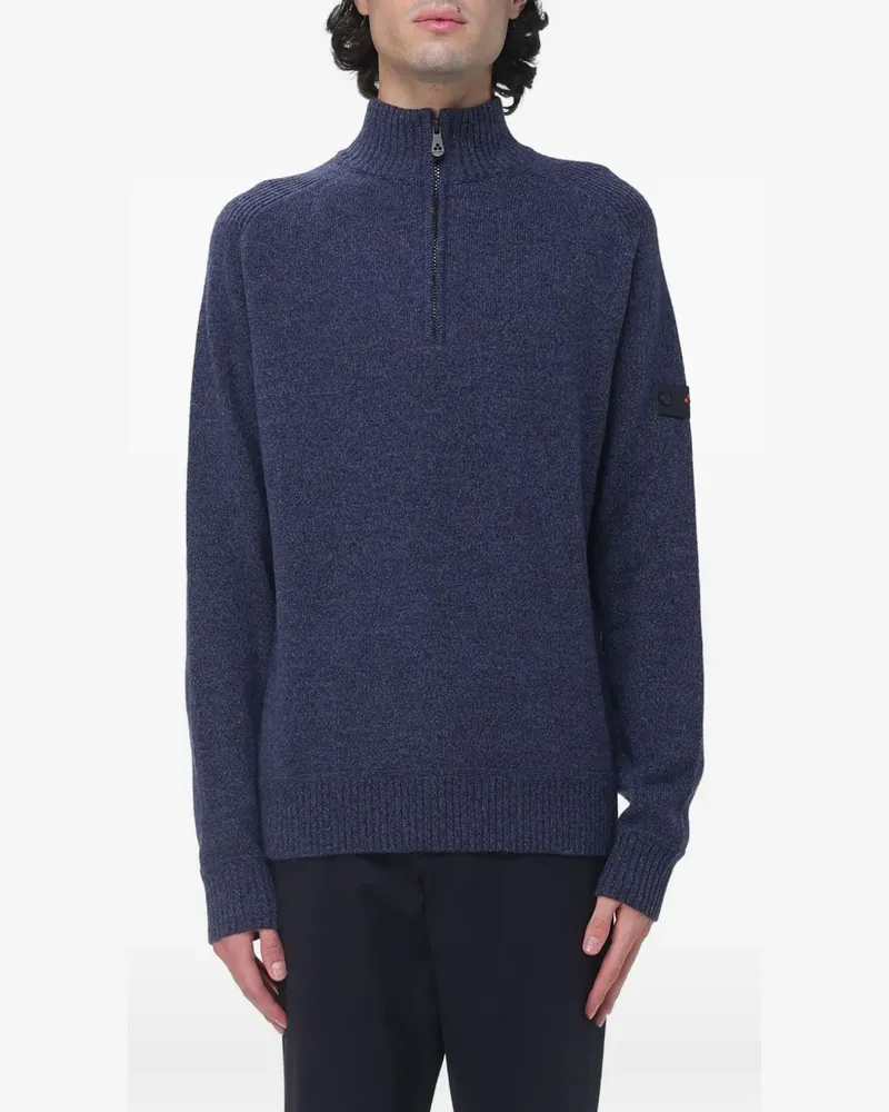 Peuterey Pullover mit kurzem Reißverschluss - Blau Blau