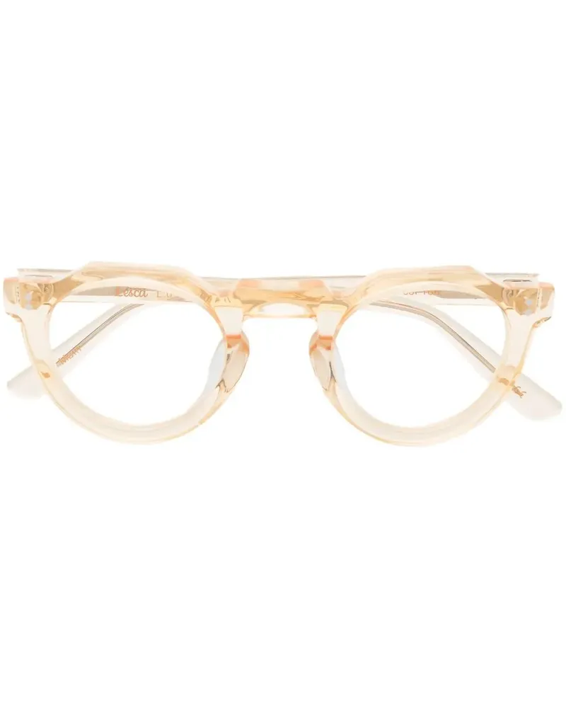 Lesca Transparente Pica Sonnenbrille - Nude Nude