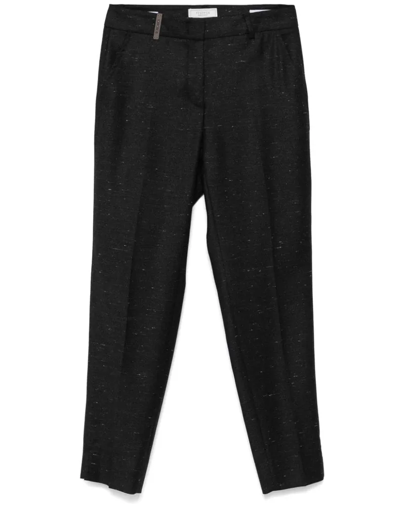 Peserico Melierte Hose - Grau Grau