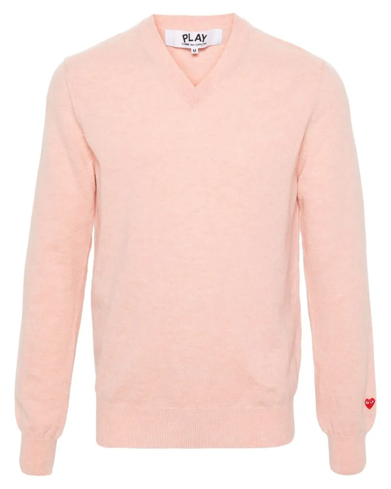 Comme des Garçons Pullover mit Logo-Applikation - Rosa Rosa