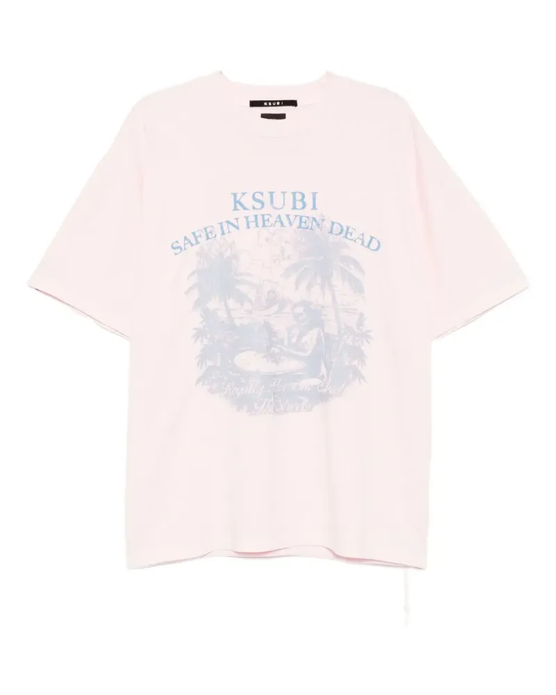 ksubi Paradiso Ekcess T-Shirt - Rosa Rosa