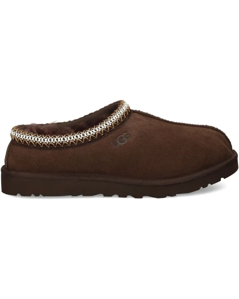 UGG Slipper mit Flechtbesatz - Braun Braun