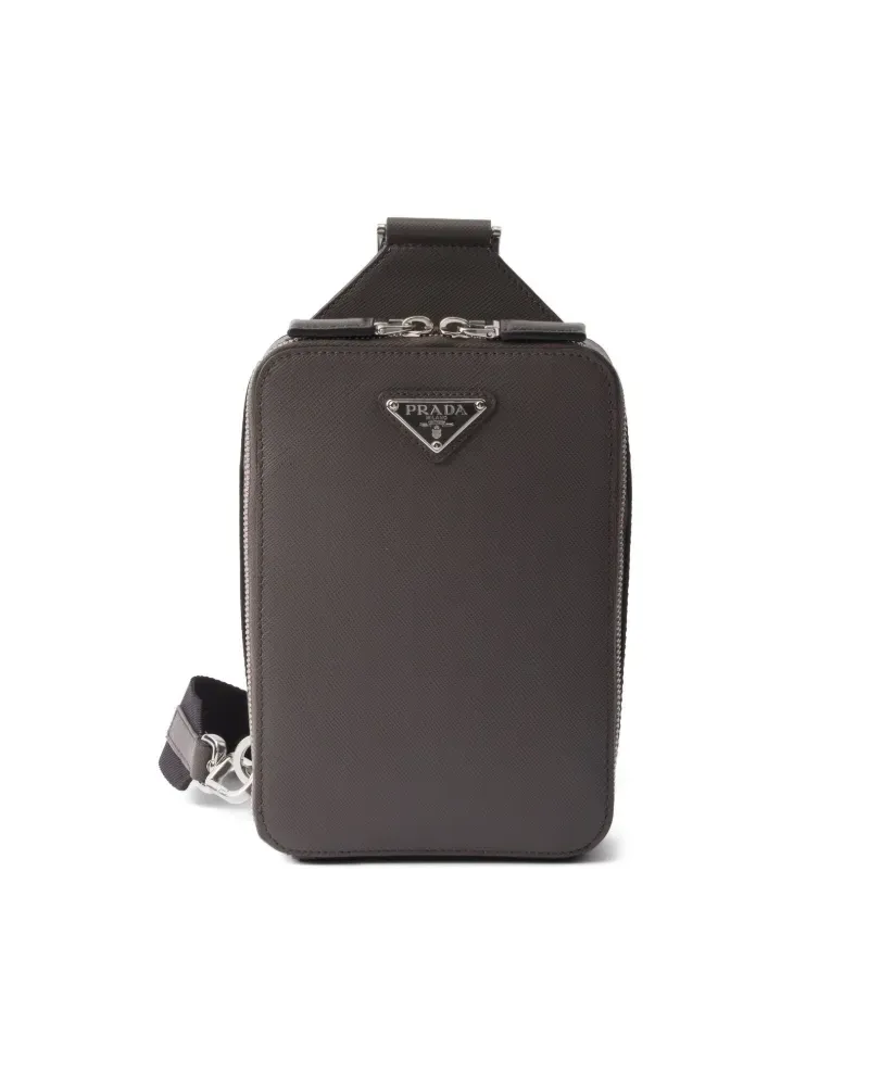 Prada Brique Gürteltasche - Grau Grau