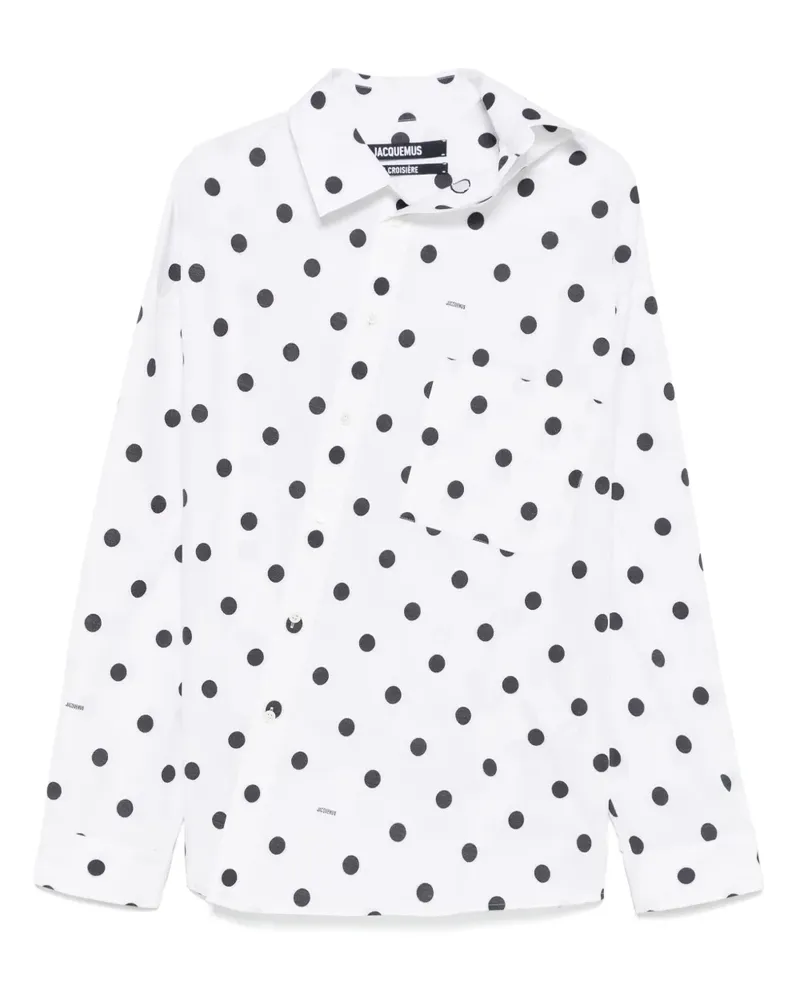 Jacquemus The Cuadro Hemd - Weiß Weiß