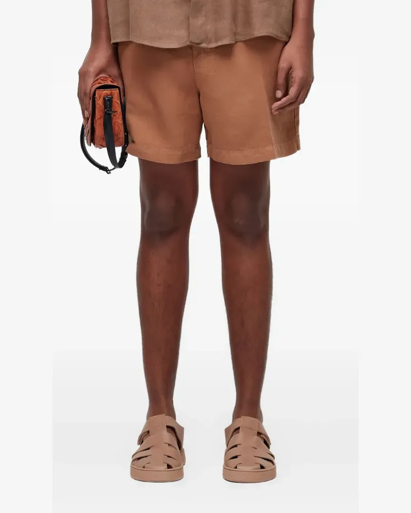 Osklen Shorts aus Leinen - Braun Braun