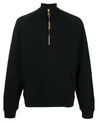 Moschino Reißverschluss-Sweatshirt Schwarz