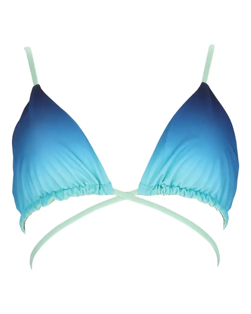 Casablanca Paris gradient triangle bikini top - Blau Blau
