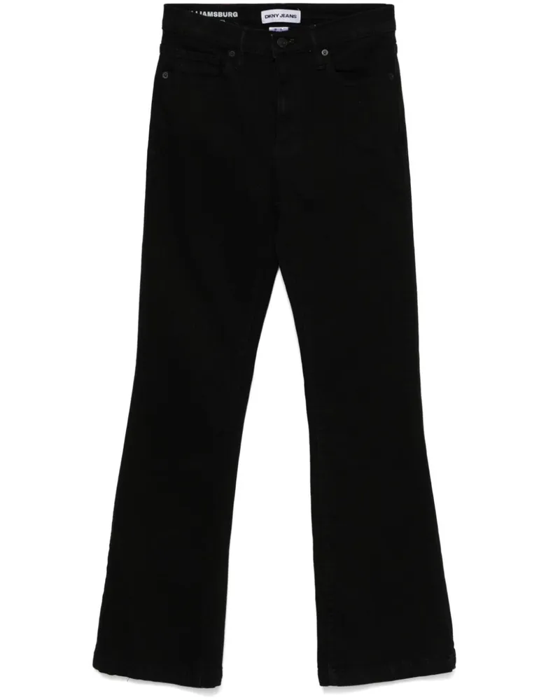 DKNY Schlagjeans mit hohem Bund - Schwarz Schwarz