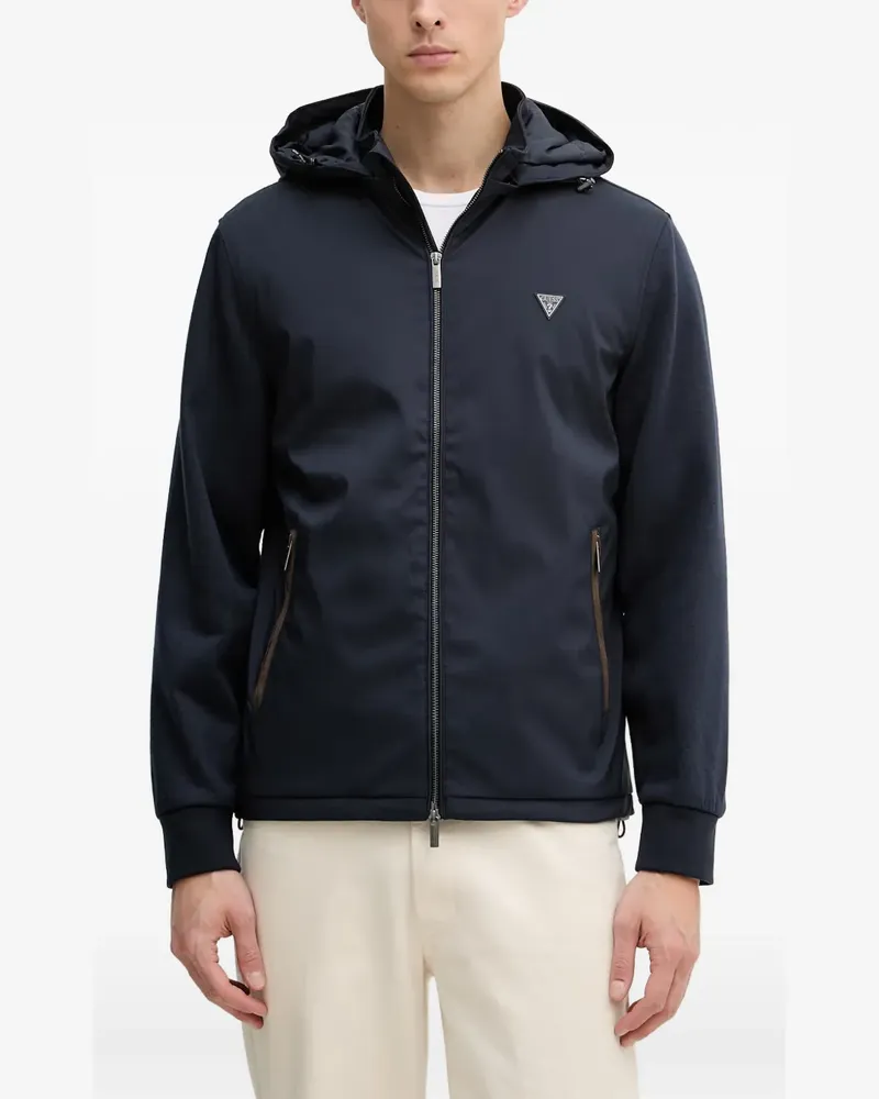 Guess zip hooded jacket - Blau Blau