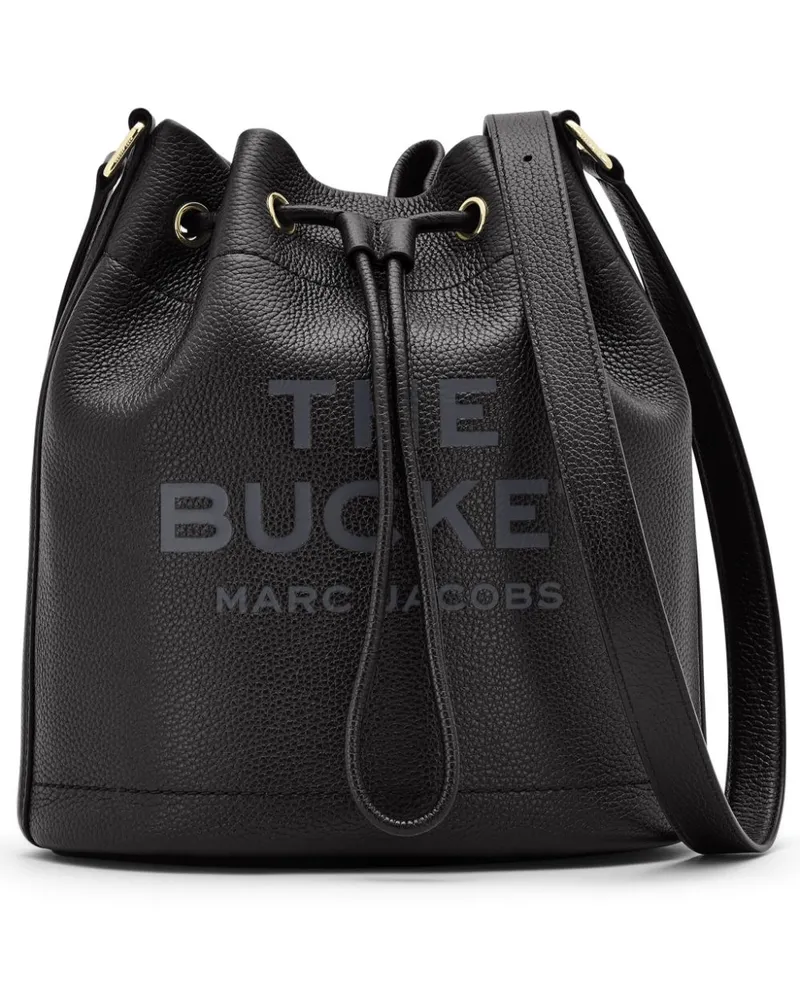 Marc Jacobs The Leather Shoulder Beuteltasche - Schwarz Schwarz