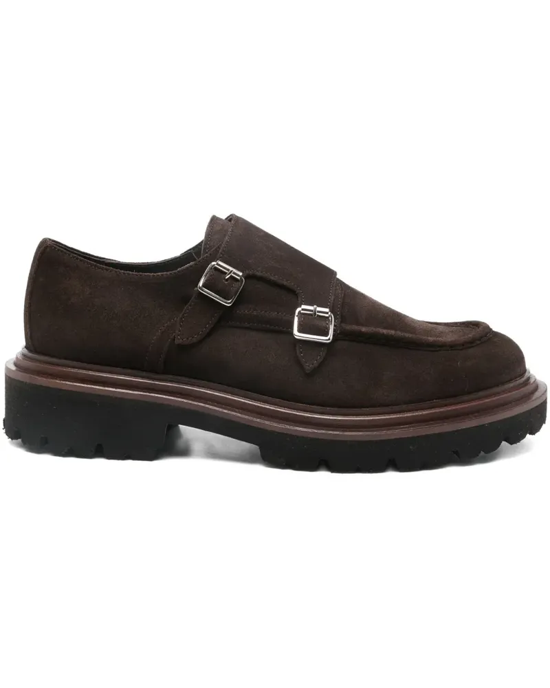 Marechiaro 1962 Monk-Schuhe aus Wildleder - Braun Braun