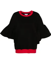 Ioana Ciolacu Pepper Sweatshirt mit Kontrastdetails Schwarz