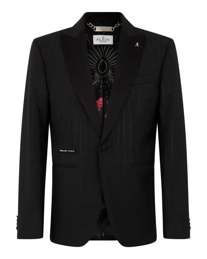 Philipp Plein degraded stones blazer - Schwarz Schwarz