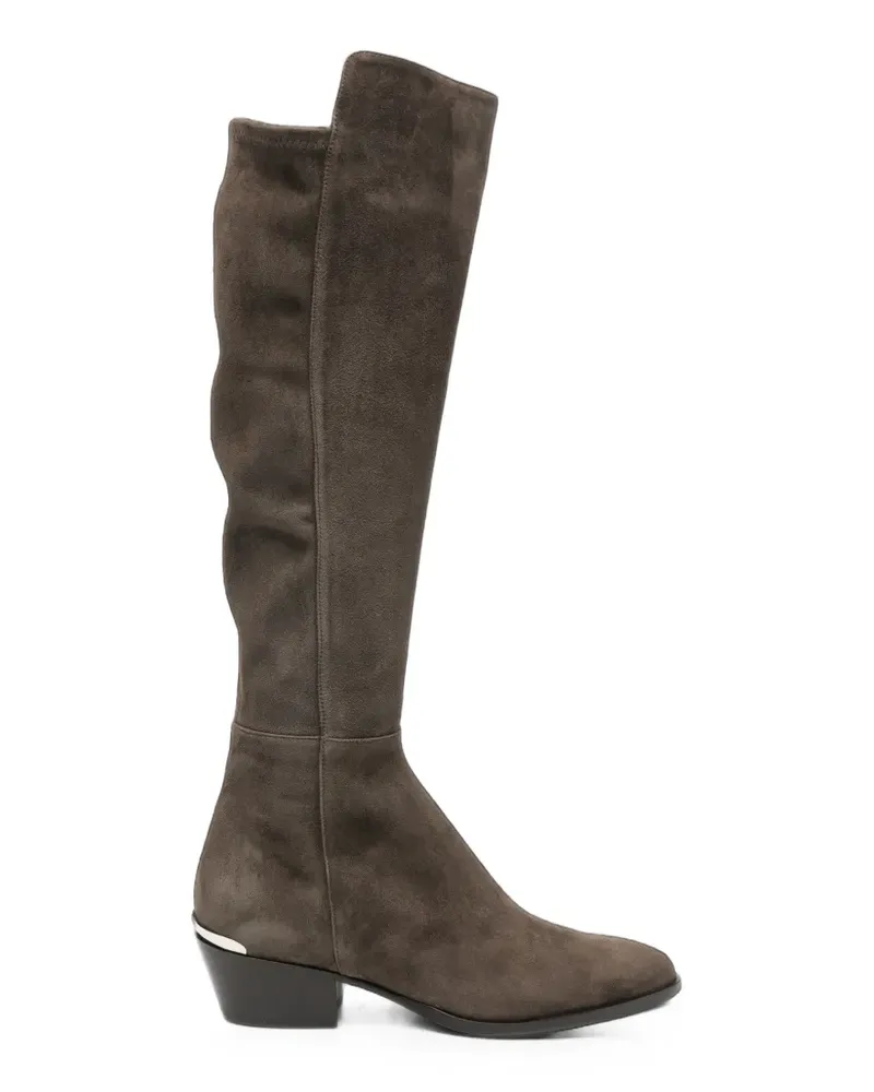 Truman's Shoes Spitze Stiefeletten aus Wildleder - Braun Braun