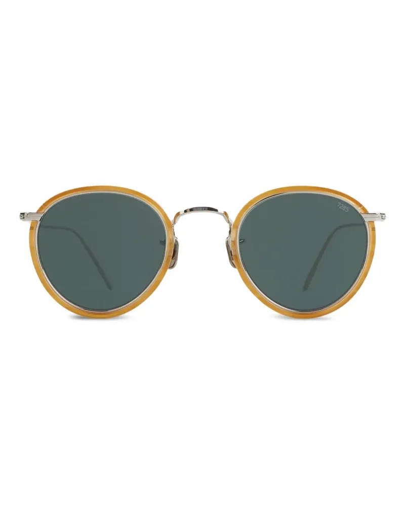EYEVAN 7285 Sonnenbrille mit rundem Gestell - Silber Silber