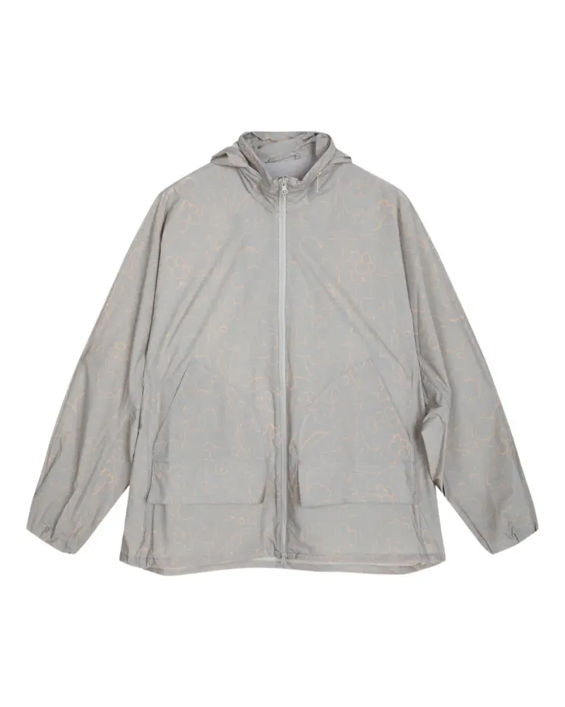 JNBY Jacke im Oversized-Design mit Blumenprint - Grau Grau