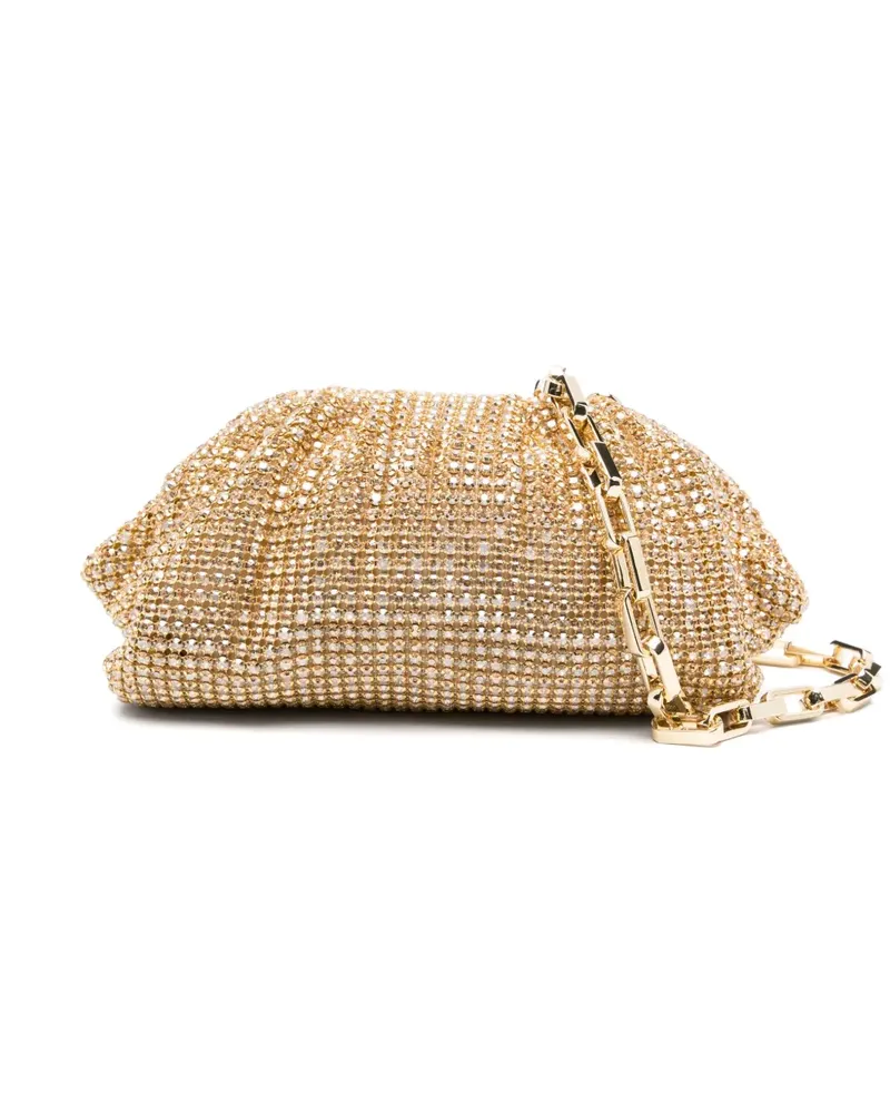 Self-Portrait Chainmail Clutch - Gold Gold