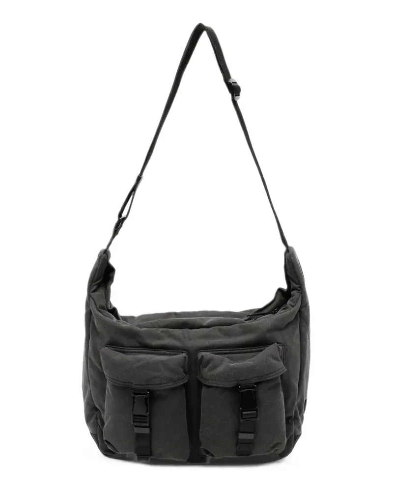 JUUN.J buckle-fastening multi-pocket shoulder bag - Schwarz Schwarz