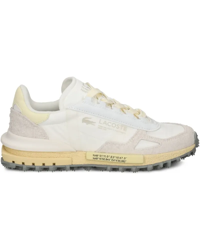 Lacoste Elite Active 225 Sneakers mit Wildledereinsätzen - Weiß Weiß