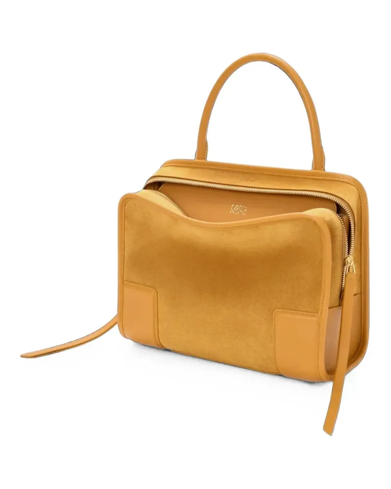 Loewe medium Amazona 180 suede tote bag - Gelb Gelb