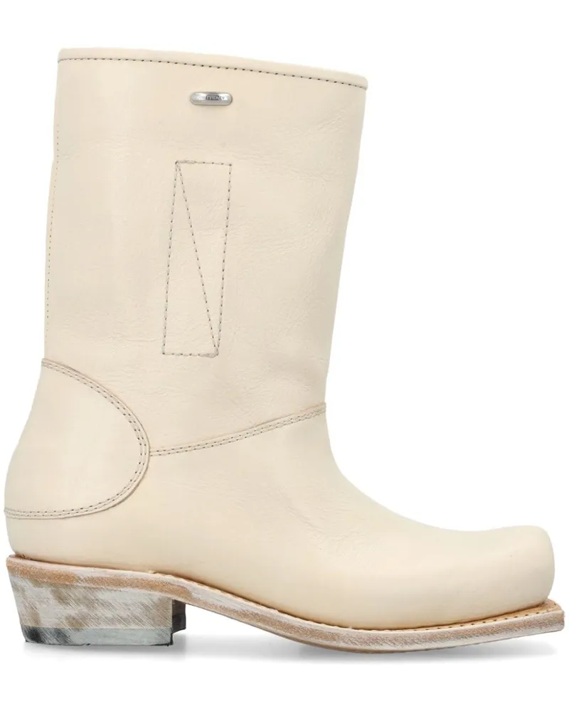 Our Legacy Gear Stiefel aus Leder Nude