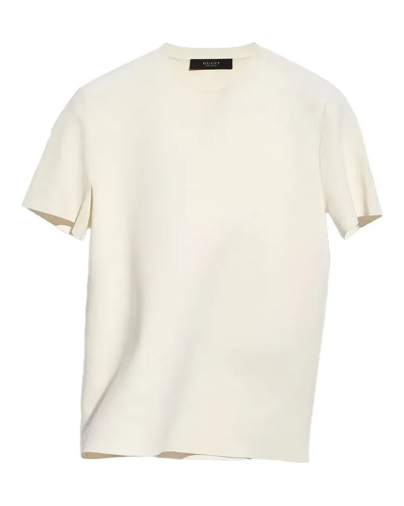 Gucci GG Supreme T-Shirt mit Monogramm - Nude Nude