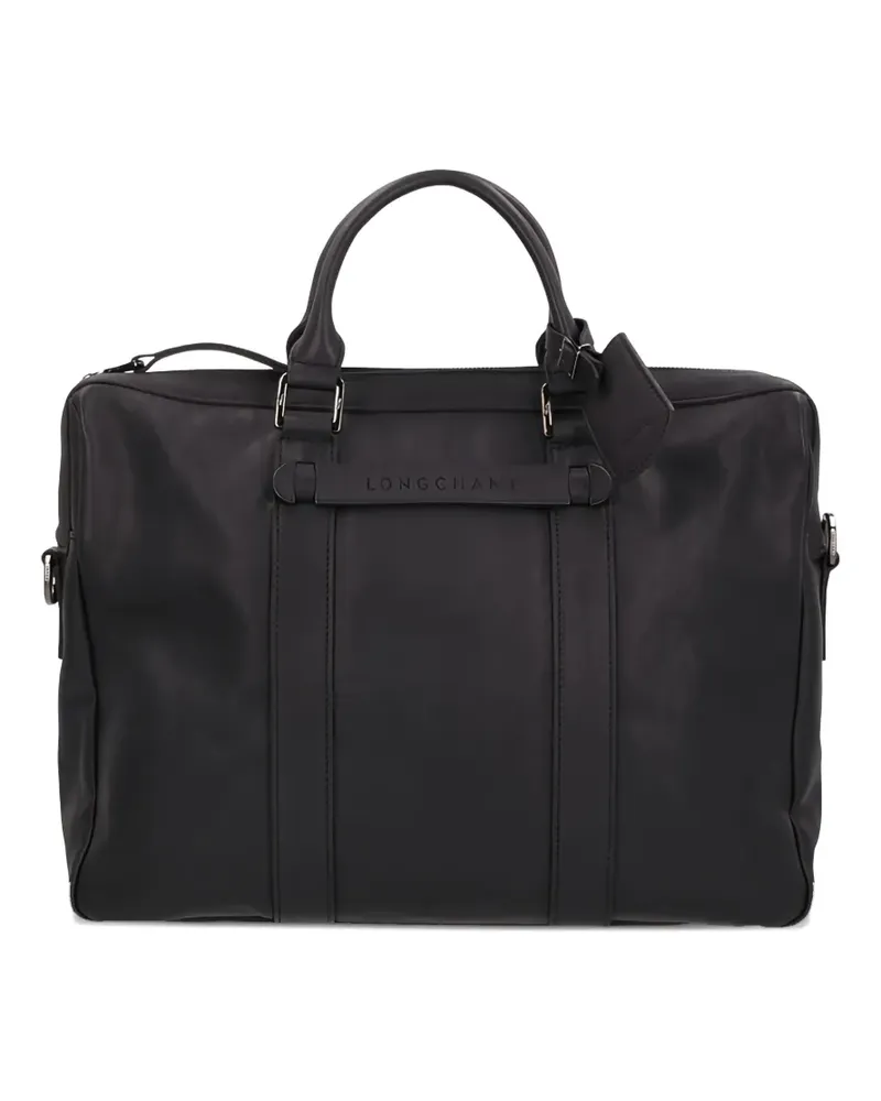 Longchamp Aktentasche in 3D-Optik - Schwarz Schwarz