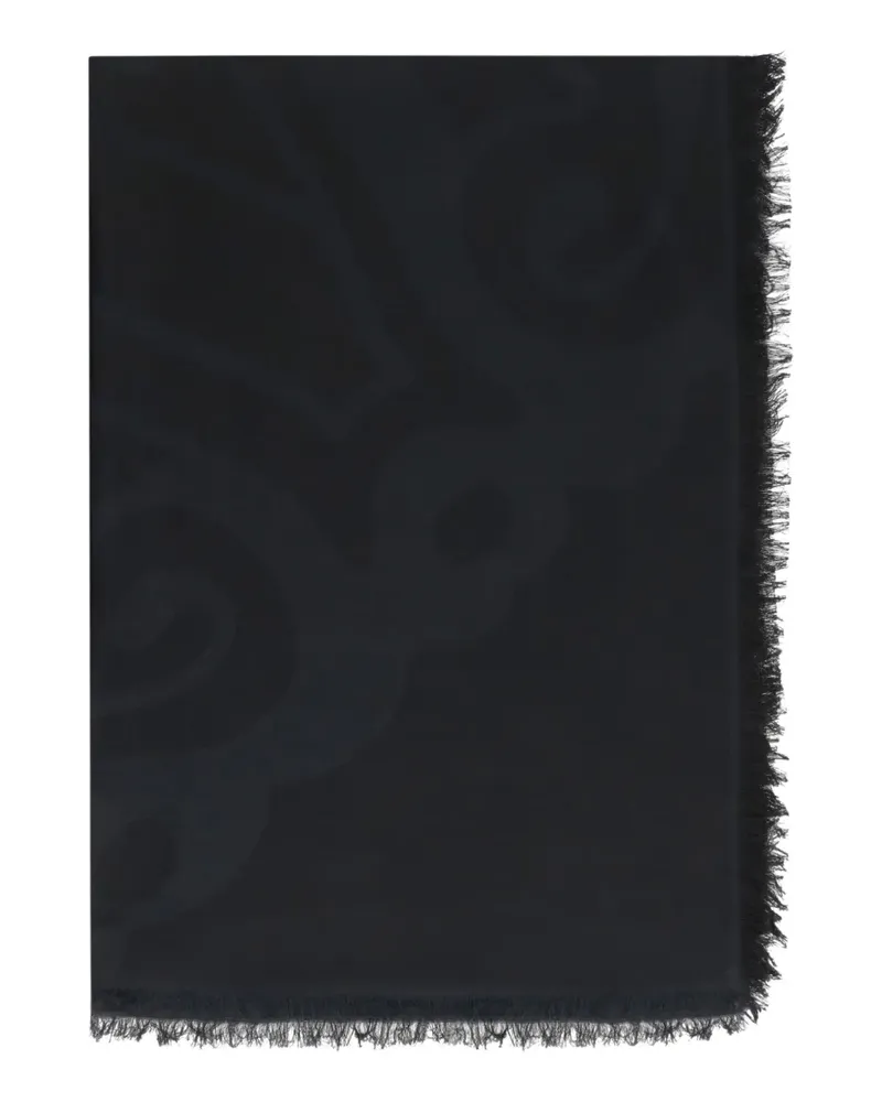 Max Mara Eguale Schal mit abstraktem Print - Schwarz Schwarz