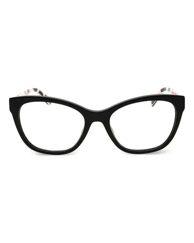 Moschino Cat-Eye-Brille - Schwarz Schwarz