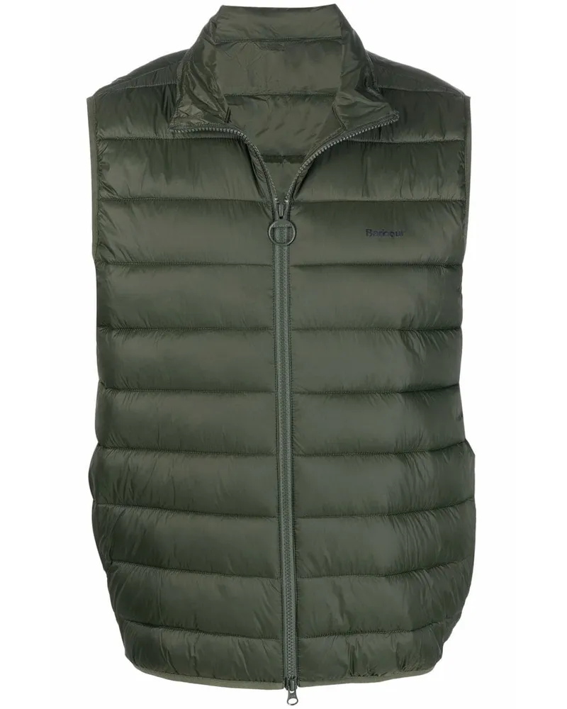 Barbour Gefütterte Weste mit Logo - Grün Grün