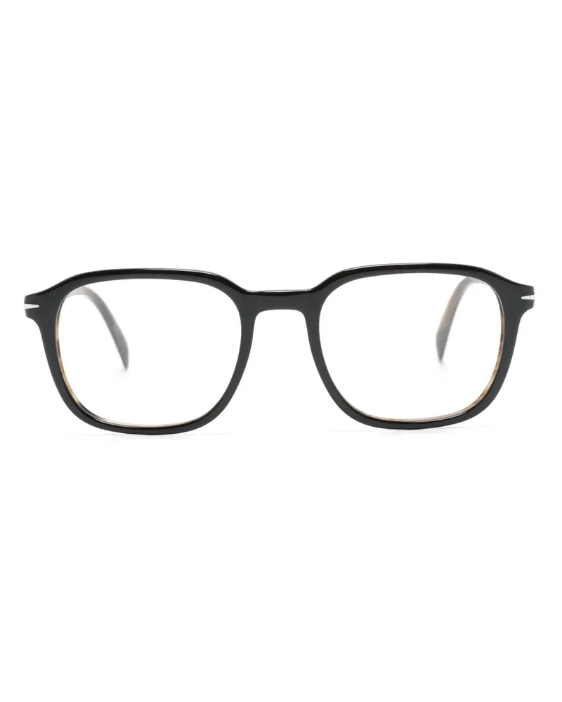 EYEWEAR by DAVID BECKHAM Brille mit eckigem Gestell - Schwarz Schwarz
