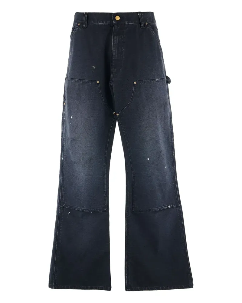 SAINT MXXXXXX Jeans mit weitem Bein - Schwarz Schwarz