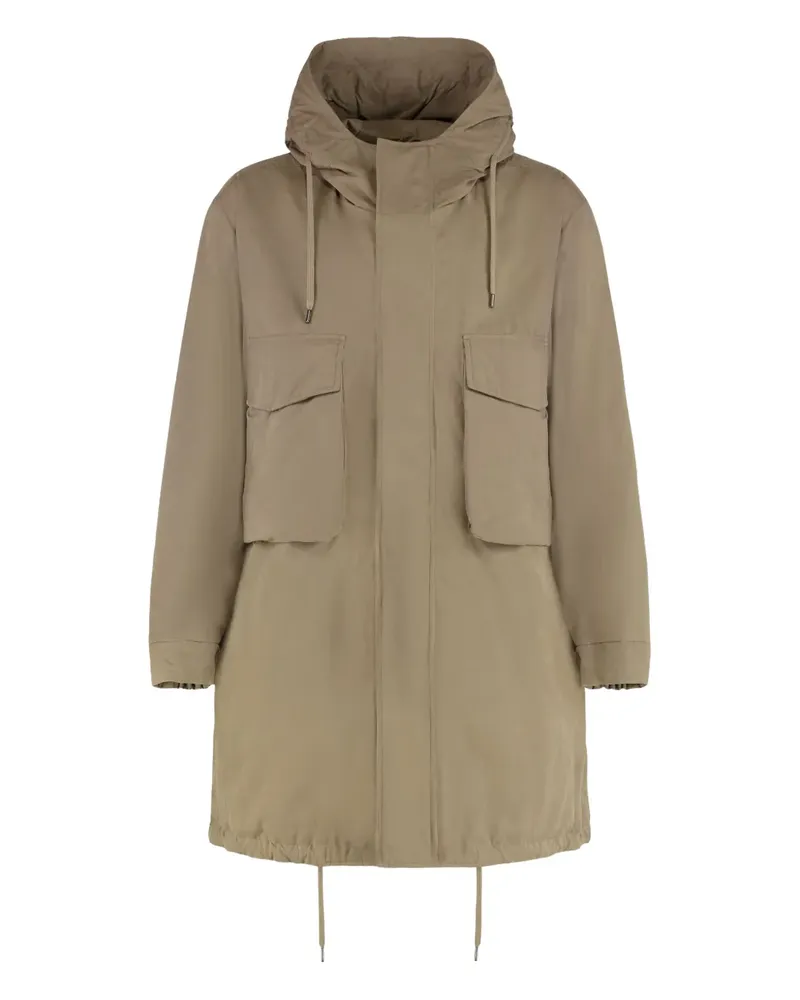Herno drawstring-hood parka - Nude Nude