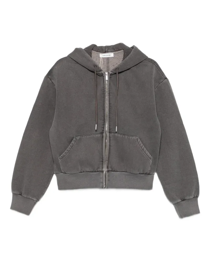 LOW CLASSIC zip-up hoodie - Grau Grau