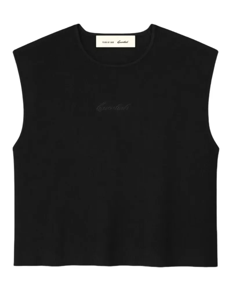 Fear of God rib-knit top - Schwarz Schwarz