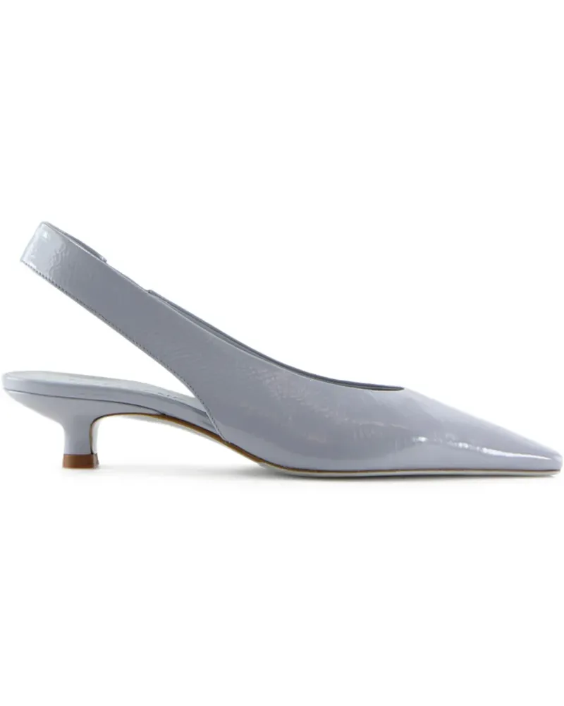 NOTABENE Eleonora Slingback-Pumps aus Lackleder - Blau Blau