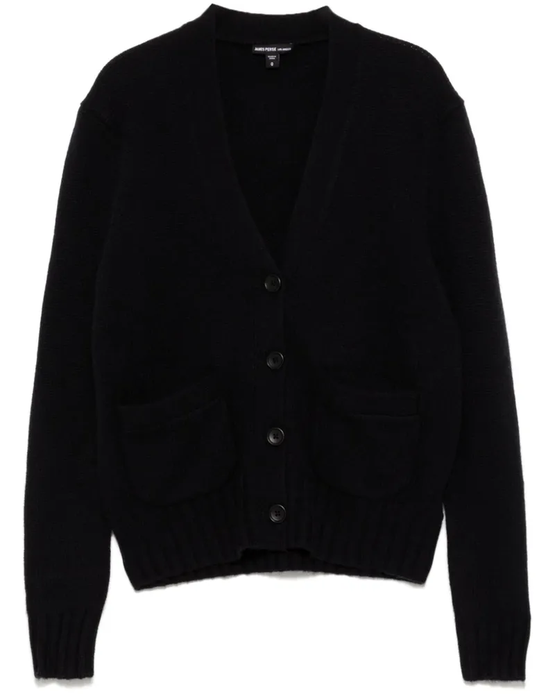 James Perse Cardigan aus recyceltem Kaschmir - Schwarz Schwarz