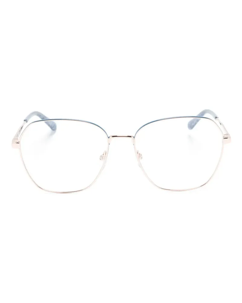 Chiara Ferragni Brille mit eckigem Gestell - Gold Gold