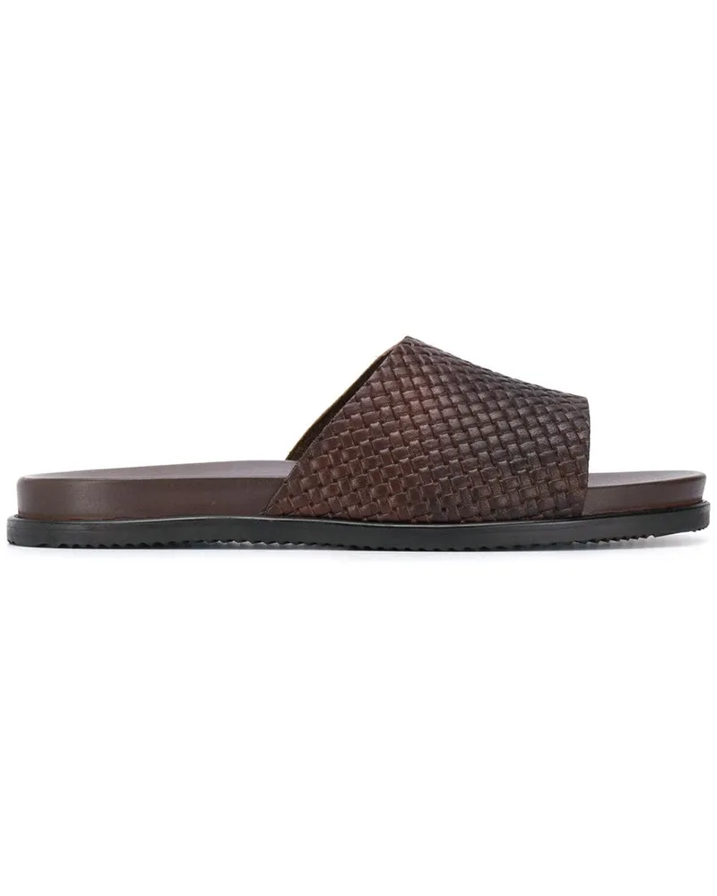 Scarosso Gewebte Slipper - Braun Braun