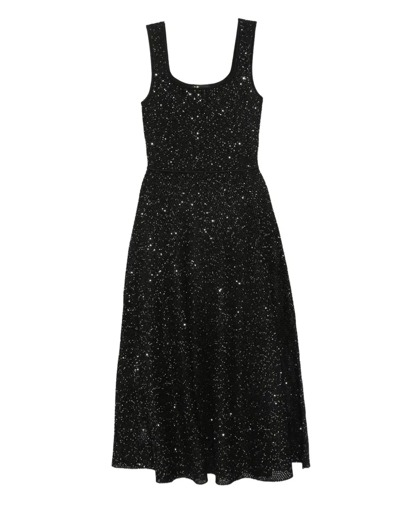 Maje knitted midi dress - Schwarz Schwarz