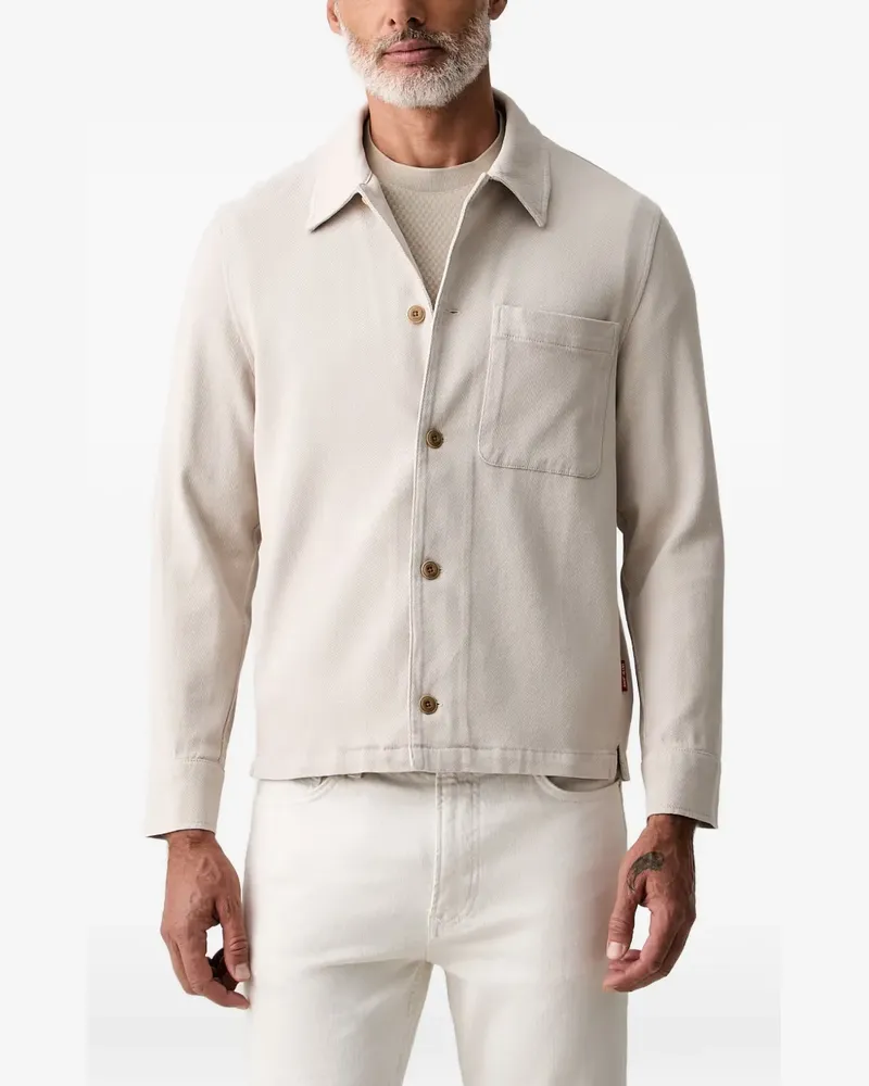 JOOP! button-up shirt jacket - Weiß Weiß
