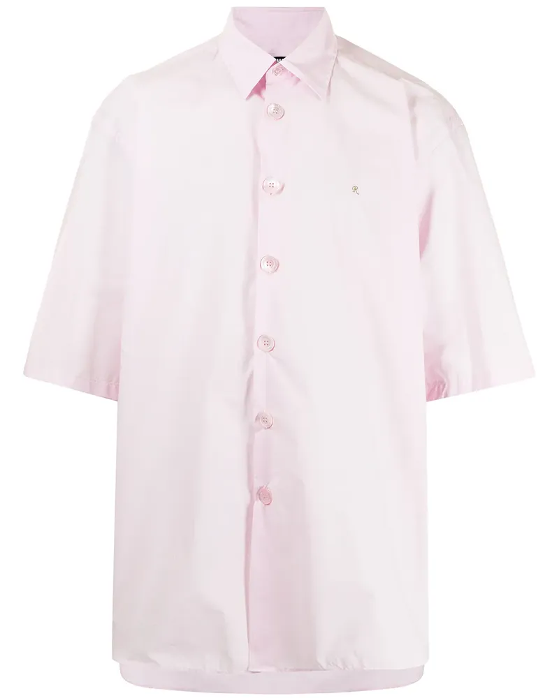 Raf Simons Teenage Dreams Bowlinghemd - Rosa Rosa