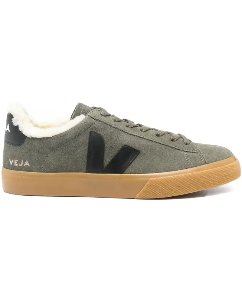 VEJA Campo Winter suede panelled sneakers - Grün Grün