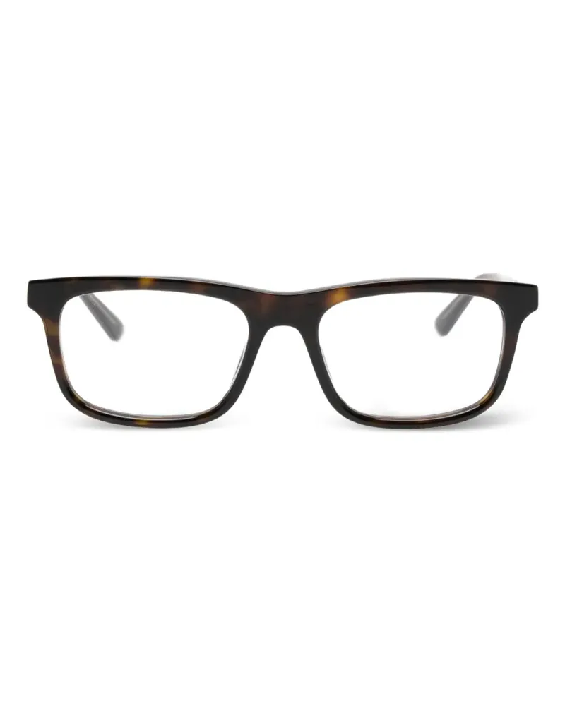 Montblanc Brille mit eckigem Gestell - Braun Braun