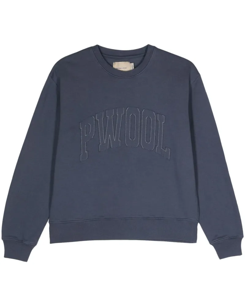 Paloma Wool Sweatshirt mit Logo-Applikation Blau