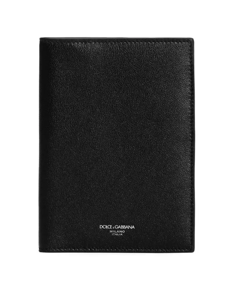 Dolce & Gabbana Pass-Etui mit Logo-Print - Schwarz Schwarz