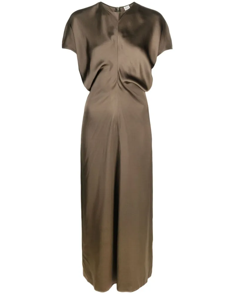 Totême Slouch Waist maxi dress - Grün Grün