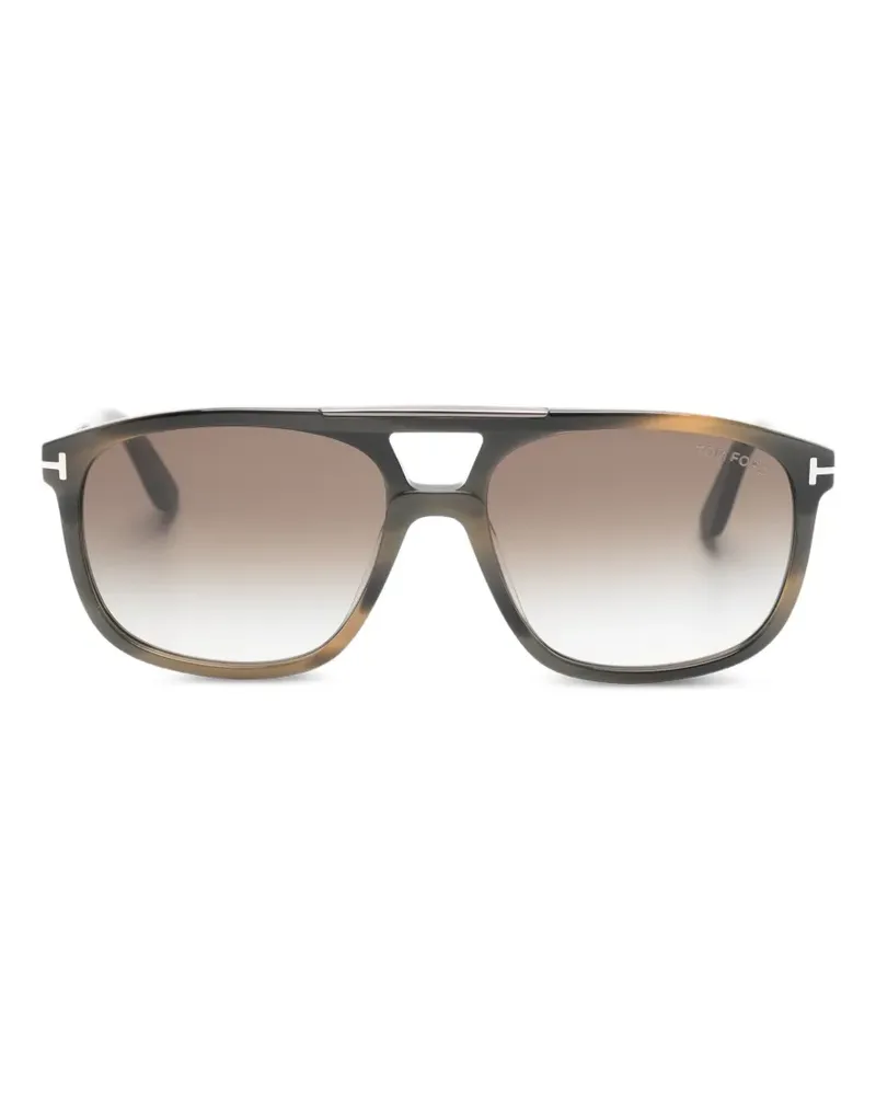 Tom Ford Brianna pilot-frame sunglasses - Braun Braun