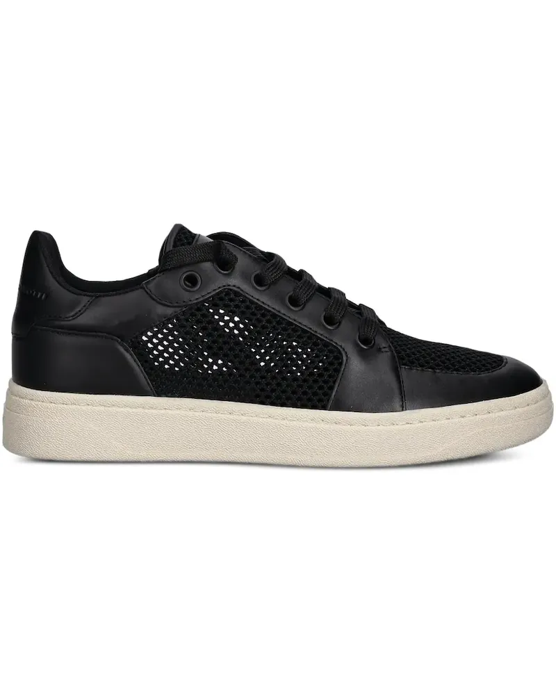 Giuseppe Zanotti Sneakers mit Netzeinsätzen - Schwarz Schwarz