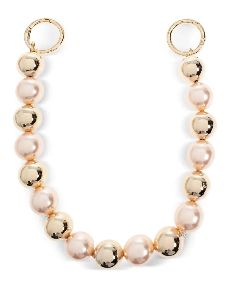 Furla beaded bag strap - Gold Gold